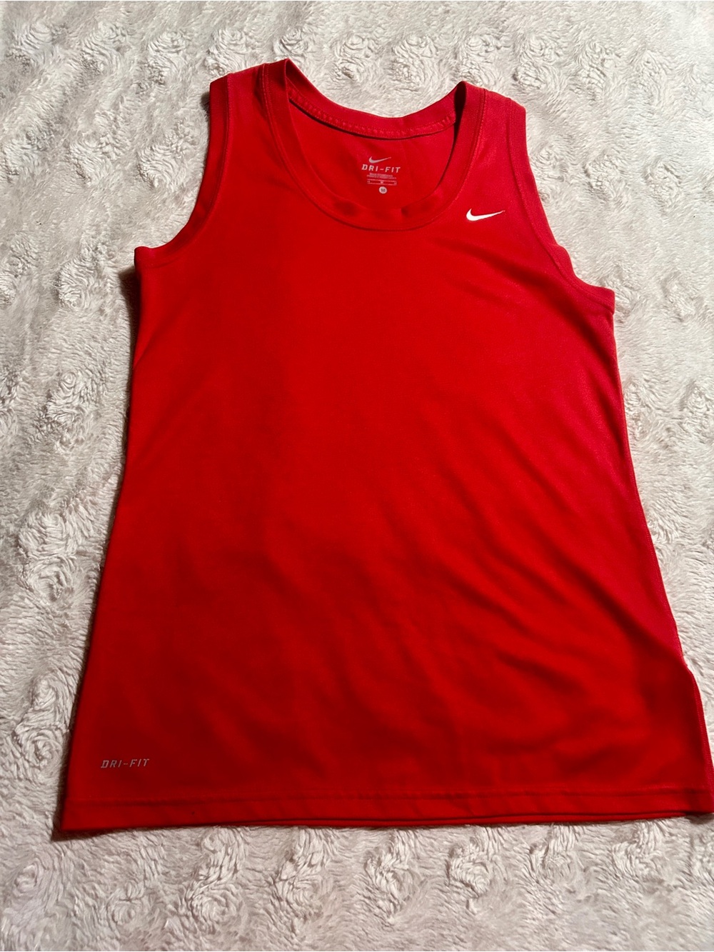 Nike Red Dri-FIT Athletic Tank Top Medium
